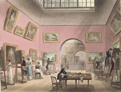 Illustration of the Pall Mall Picture Gallery in the 19th century